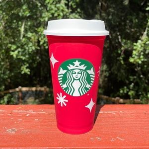 Starbucks holiday travel cup with lid 25yr anniversary dishwasher safe brand new